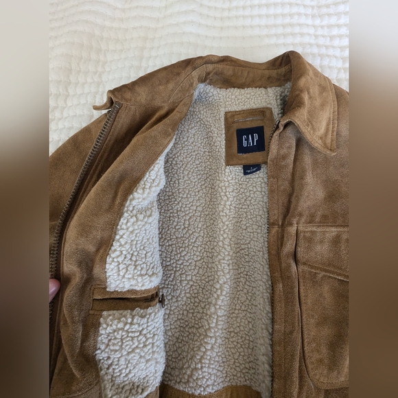 Vintage GAP 1969 Suede Leather Lined Jacket - Picture 3 of 3